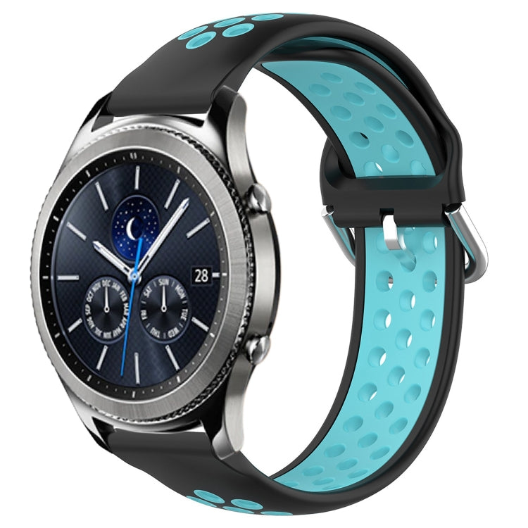 22mm Perforated Breathable Sports Silicone Watch Band, For Samsung Gear S3 Classic