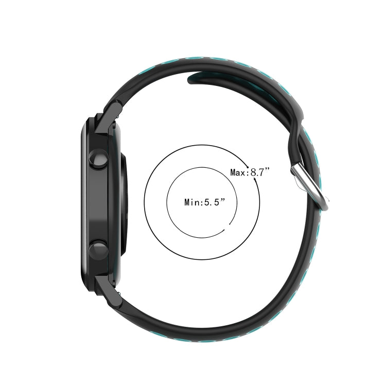 22mm Perforated Breathable Sports Silicone Watch Band, For Samsung Gear S3 Classic