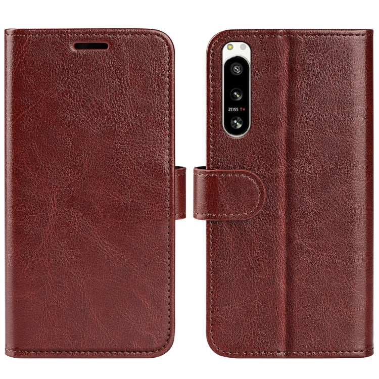 For Sony Xperia 5 IV R64 Texture Horizontal Flip Leather Phone Case, For Sony Xperia 5 IV