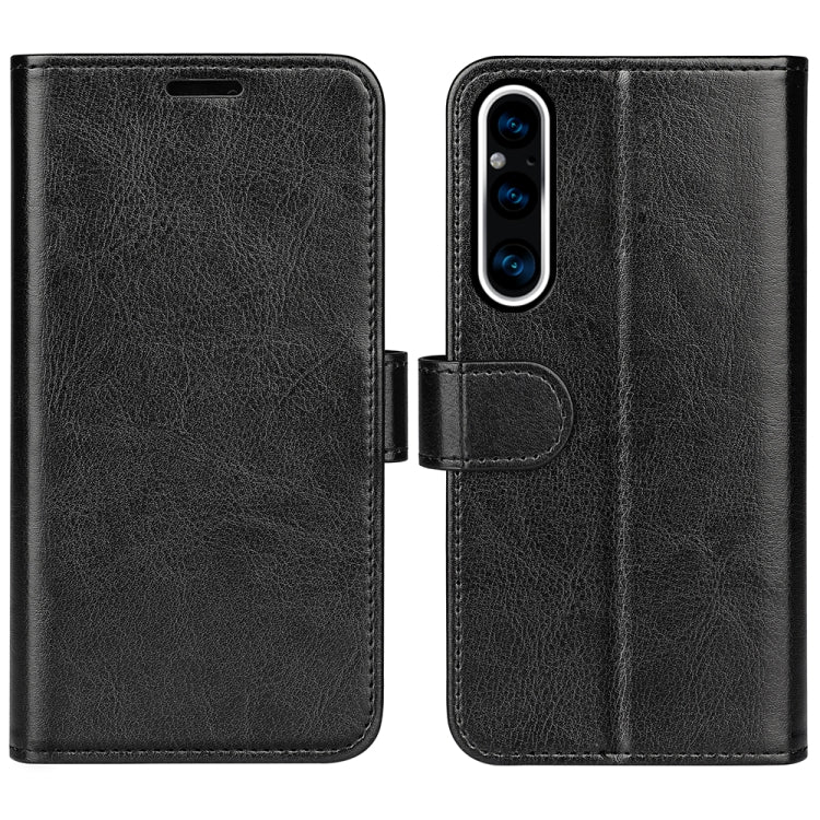 For Sony Xperia 1 V R64 Texture Horizontal Flip Leather Phone Case, For Sony Xperia 1 V