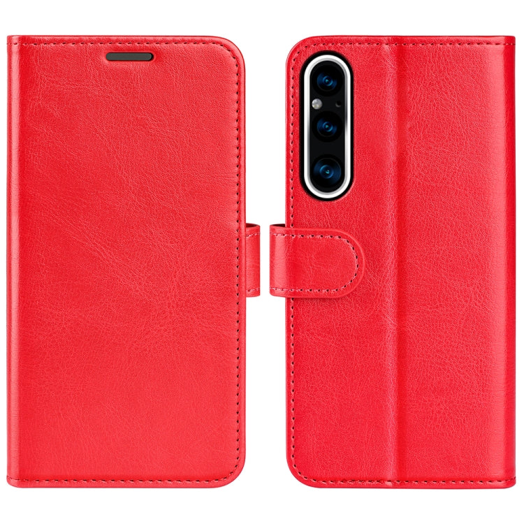 For Sony Xperia 1 V R64 Texture Horizontal Flip Leather Phone Case, For Sony Xperia 1 V