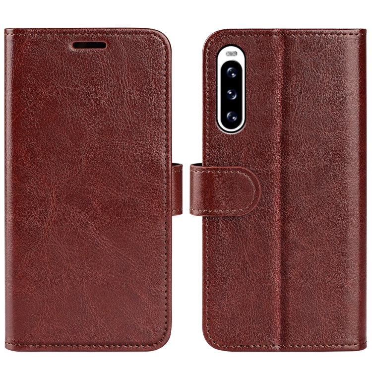 For Sony Xperia10 V R64 Texture Horizontal Flip Leather Phone Case, For Sony Xperia 10 V