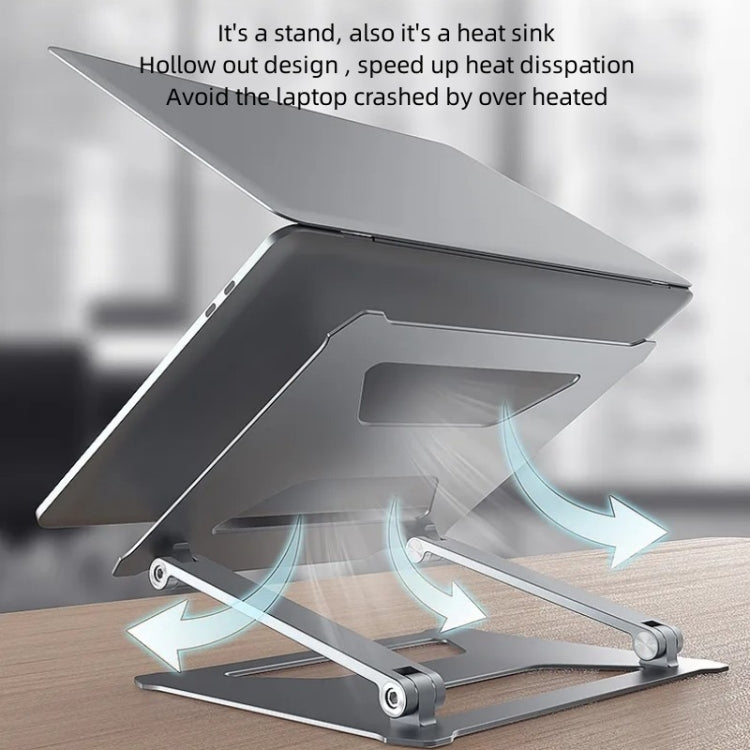 Boneruy P18 Ergonomic Desk Aluminum Holder for 14-17.3 Inch Laptops, P18