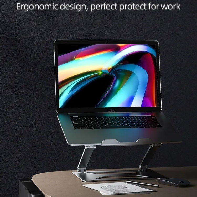 Boneruy P18 Ergonomic Desk Aluminum Holder for 14-17.3 Inch Laptops, P18