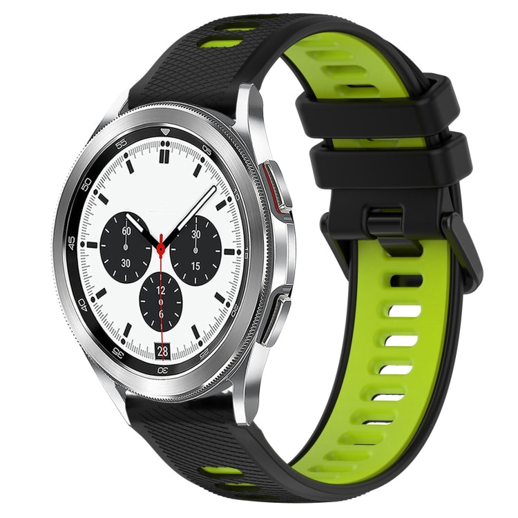 20mm Sports Two-Color Silicone Watch Band, For Samsung  Galaxy Watch4 Classic 42mm, For Samsung  Galaxy Watch4 Classic 46mm