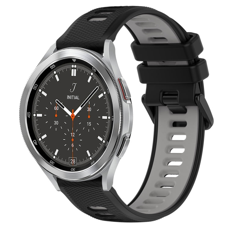 20mm Sports Two-Color Silicone Watch Band, For Samsung  Galaxy Watch4 Classic 42mm, For Samsung  Galaxy Watch4 Classic 46mm