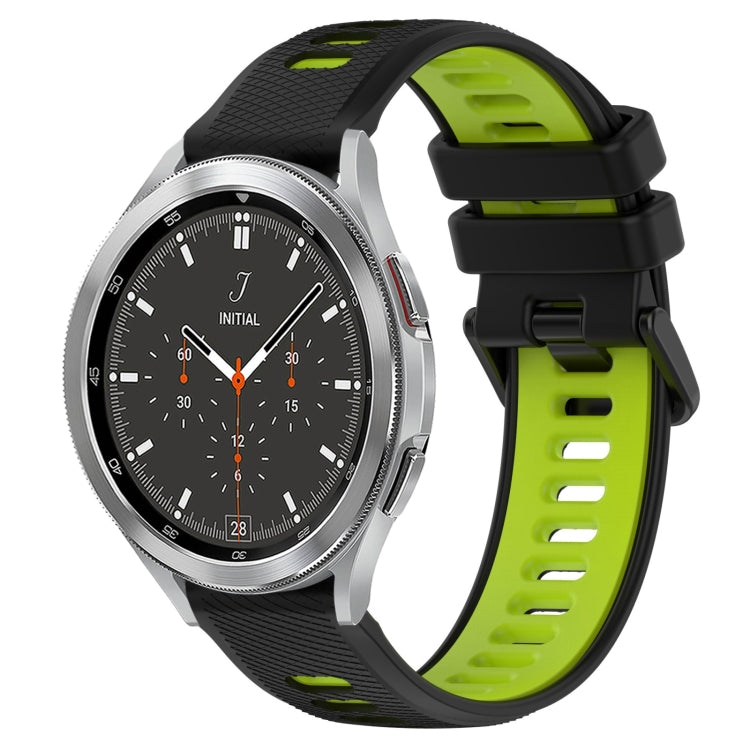 20mm Sports Two-Color Silicone Watch Band, For Samsung  Galaxy Watch4 Classic 42mm, For Samsung  Galaxy Watch4 Classic 46mm