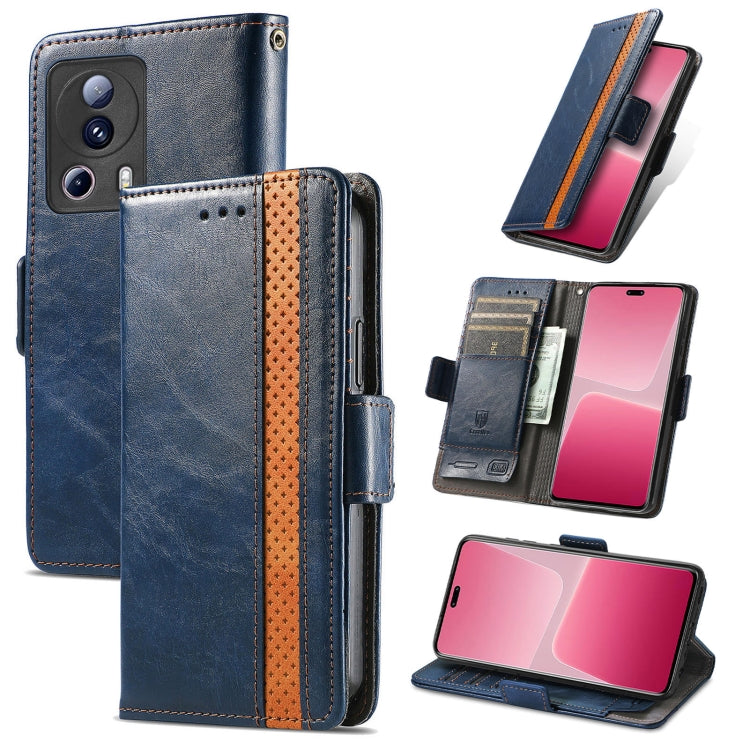 CaseNeo Splicing Dual Magnetic Buckle Leather Phone Case, For Tecno Pova Neo 5G, For vivo S15e, For Xiaomi 13 Lite, For ZTE Blade A52, For Samsung Galaxy A14 4G