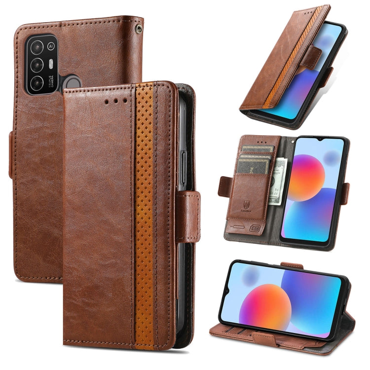 CaseNeo Splicing Dual Magnetic Buckle Leather Phone Case, For Tecno Pova Neo 5G, For vivo S15e, For Xiaomi 13 Lite, For ZTE Blade A52, For Samsung Galaxy A14 4G