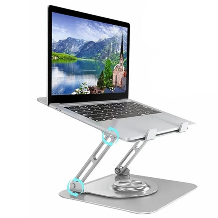 D147 Foldable 360 Degree Rotating Laptop Lifting Bracket Aluminum Alloy Notebook Desktop Stand, D147