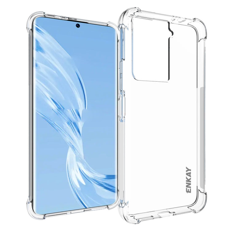 ENKAY Hat-Prince Transparent TPU Shockproof Phone Case, For HTC U23, For HTC U23 Pro