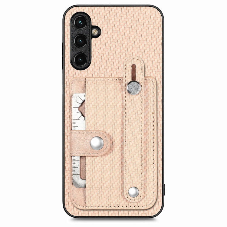 Wristband Kickstand Wallet Back Phone Case with Tool Knife