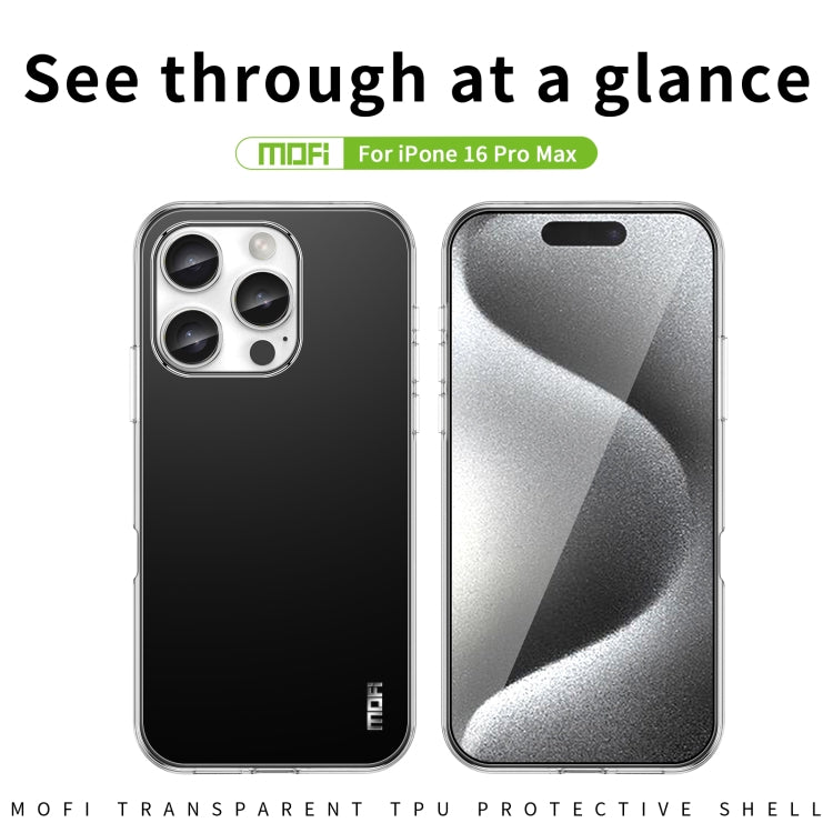 MOFI Ming Series Ultra-thin TPU Phone Case, For iPhone 16 Pro Max, For iPhone 16 Pro, For iPhone 16 Plus, For iPhone 16, For iPhone SE 2024, For iPhone 15 Pro Max, For iPhone 15 Pro, For iPhone 15 Plus, For iPhone 15