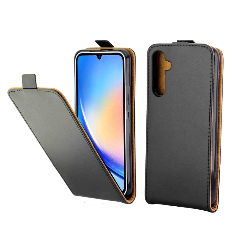 Vertical Flip Leather Case with Card Slot, For Samsung Galaxy S25 5G, For Samsung Galaxy S25+ 5G, For Samsung Galaxy S25 Ultra 5G, For Samsung Galaxy A16 5G, For Samsung Galaxy A06 4G, For Samsung Galaxy S24 FE 5G, For Samsung Galaxy M35 5G