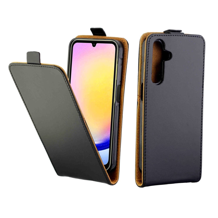 Vertical Flip Leather Case with Card Slot, For Samsung Galaxy S25 5G, For Samsung Galaxy S25+ 5G, For Samsung Galaxy S25 Ultra 5G, For Samsung Galaxy A16 5G, For Samsung Galaxy A06 4G, For Samsung Galaxy S24 FE 5G, For Samsung Galaxy M35 5G