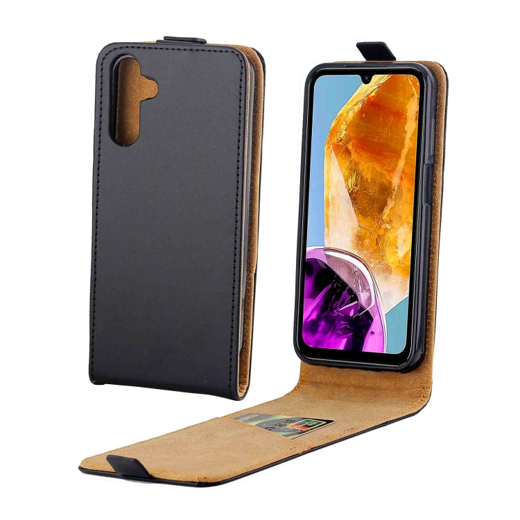 Vertical Flip Leather Case with Card Slot, For Samsung Galaxy S25 5G, For Samsung Galaxy S25+ 5G, For Samsung Galaxy S25 Ultra 5G, For Samsung Galaxy A16 5G, For Samsung Galaxy A06 4G, For Samsung Galaxy S24 FE 5G, For Samsung Galaxy M35 5G