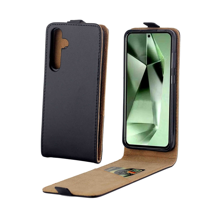 Vertical Flip Leather Case with Card Slot, For Samsung Galaxy S25 5G, For Samsung Galaxy S25+ 5G, For Samsung Galaxy S25 Ultra 5G, For Samsung Galaxy A16 5G, For Samsung Galaxy A06 4G, For Samsung Galaxy S24 FE 5G, For Samsung Galaxy M35 5G