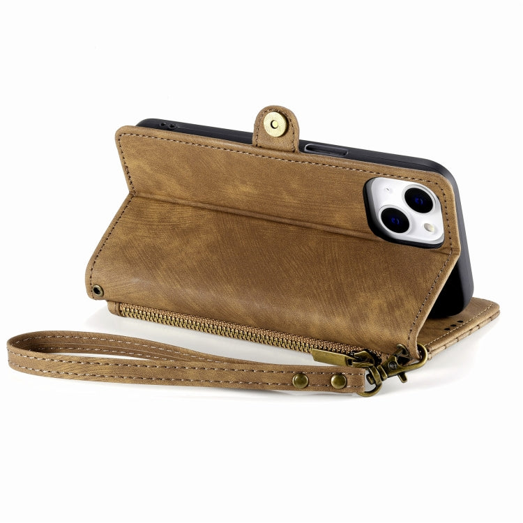 Geometric Zipper Wallet Side Buckle Leather Phone Case, For iPhone 11 Pro, For iPhone XR, For iPhone XS Max, For iPhone 7 Plus / 8 Plus