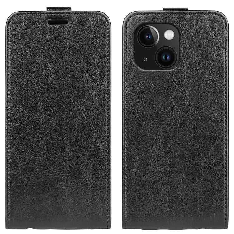 R64 Texture Single Vertical Flip Leather Phone Case, For iPhone 16 Pro Max, For iPhone 16 Pro, For iPhone 16 Plus, For iPhone 16, For iPhone 15 Pro Max, For iPhone 15 Pro, For iPhone 15 Plus, For iPhone 15