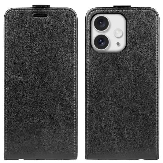 R64 Texture Single Vertical Flip Leather Phone Case, For iPhone 16 Pro Max, For iPhone 16 Pro, For iPhone 16 Plus, For iPhone 16, For iPhone 15 Pro Max, For iPhone 15 Pro, For iPhone 15 Plus, For iPhone 15