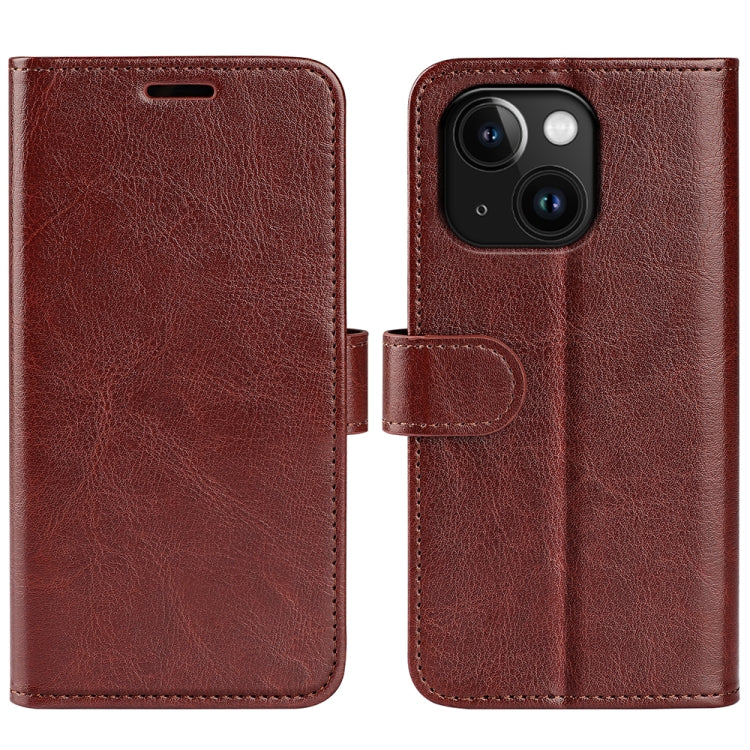 R64 Texture Horizontal Flip Leather Phone Case, For iPhone 16 Pro Max, For iPhone 16 Pro, For iPhone 16 Plus, For iPhone 16, For iPhone 15 Pro Max, For iPhone 15 Pro, For iPhone 15 Plus, For iPhone 15