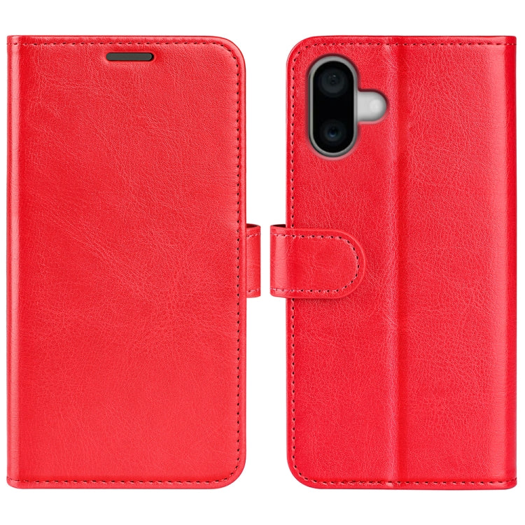 R64 Texture Horizontal Flip Leather Phone Case, For iPhone 16 Pro Max, For iPhone 16 Pro, For iPhone 16 Plus, For iPhone 16, For iPhone 15 Pro Max, For iPhone 15 Pro, For iPhone 15 Plus, For iPhone 15