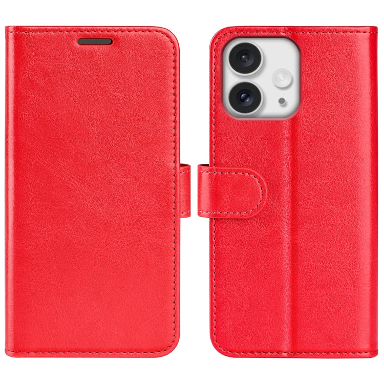 R64 Texture Horizontal Flip Leather Phone Case, For iPhone 16 Pro Max, For iPhone 16 Pro, For iPhone 16 Plus, For iPhone 16, For iPhone 15 Pro Max, For iPhone 15 Pro, For iPhone 15 Plus, For iPhone 15