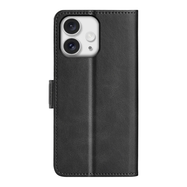 Dual-side Magnetic Buckle Horizontal Flip Leather Phone Case, For iPhone 16 Pro Max, For iPhone 16 Pro, For iPhone 16 Plus, For iPhone 16, For iPhone 15 Pro Max, For iPhone 15 Pro