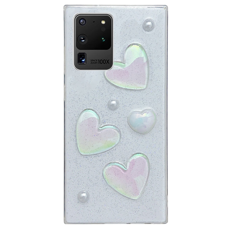 Love Epoxy TPU Protective Case, For Samsung Galaxy Note20 Ultra, For Samsung Galaxy S20+, For Samsung Galaxy S20 Ultra, For Samsung Galaxy S20, For Samsung Galaxy A14 4G/5G, For Samsung Galaxy A72, For Samsung Galaxy A52 4G/5G