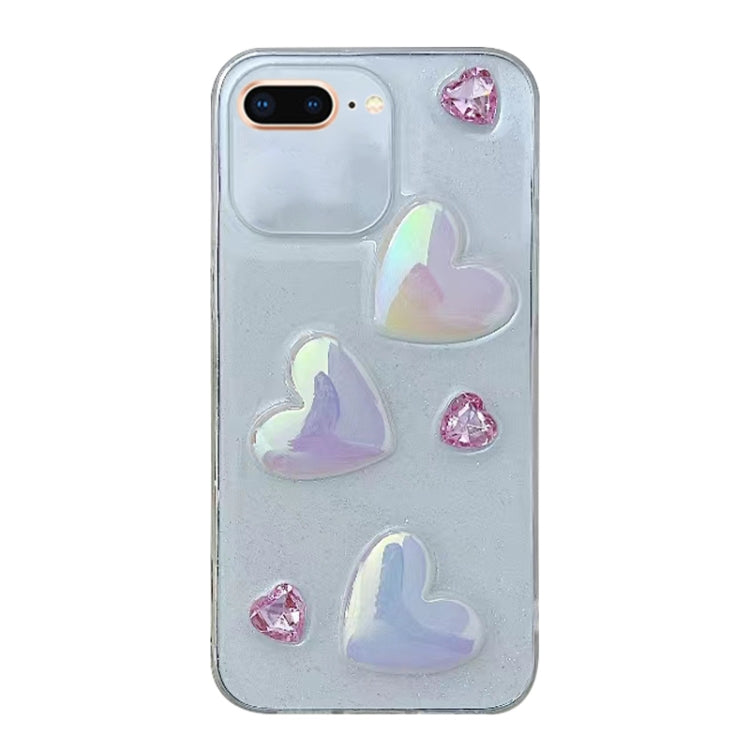 Love Epoxy TPU Phone Case, For iPhone 12, For iPhone 12 Pro Max, For iPhone 11 Pro Max, For iPhone 11, For iPhone 11 Pro, For iPhone X/XS, For iPhone XR, For iPhone X Max, For iPhone7 Plus / 8 Plus