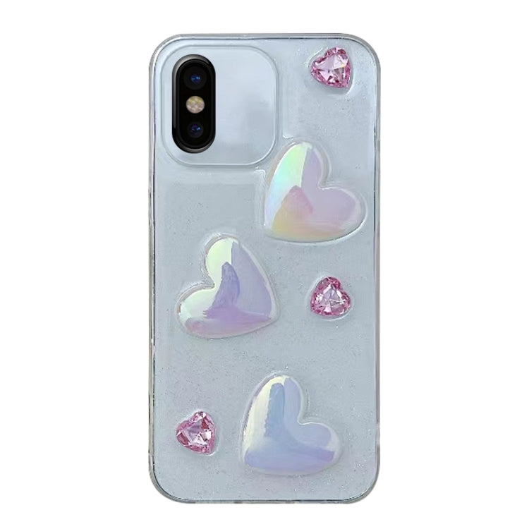 Love Epoxy TPU Phone Case, For iPhone 12, For iPhone 12 Pro Max, For iPhone 11 Pro Max, For iPhone 11, For iPhone 11 Pro, For iPhone X/XS, For iPhone XR, For iPhone X Max, For iPhone7 Plus / 8 Plus