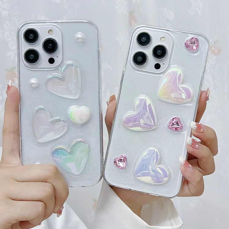 Love Epoxy TPU Phone Case, For iPhone 12, For iPhone 12 Pro Max, For iPhone 11 Pro Max, For iPhone 11, For iPhone 11 Pro, For iPhone X/XS, For iPhone XR, For iPhone X Max, For iPhone7 Plus / 8 Plus