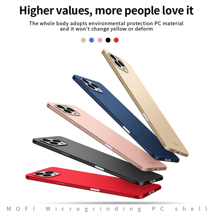 MOFI Frosted PC Ultra-thin Hard Phone Case, For iPhone 16 Pro Max, For iPhone 16 Pro, For iPhone 16 Plus, For iPhone 16, For iPhone 15 Pro Max, For iPhone 15 Pro