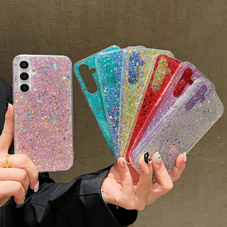 Glitter Sequins Epoxy TPU Phone Case, For Samsung Galaxy A55, For Samsung Galaxy A35, For Samsung Galaxy S24 Ultra 5G, For Samsung Galaxy S24+ 5G