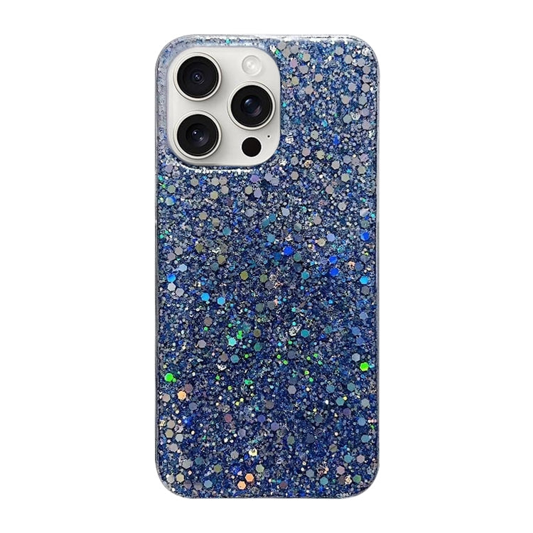 Glitter Sequins Epoxy TPU Phone Case, For iPhone 16 Pro Max, For iPhone 16 Pro, For iPhone 16 Plus, For iPhone 16