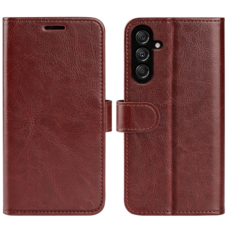 R64 Texture Horizontal Flip Leather Phone Case, For Samsung Galaxy A05s, For Samsung Galaxy M34, For Samsung Galaxy S23 FE 5G