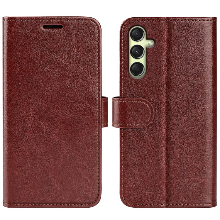 R64 Texture Horizontal Flip Leather Phone Case, For Samsung Galaxy A26, For Samsung Galaxy A36, For Samsung Galaxy S25 5G, For Samsung Galaxy S25+ 5G, For Samsung Galaxy S25 Ultra 5G, For Samsung Galaxy A16, For Samsung Galaxy S24 FE 5G