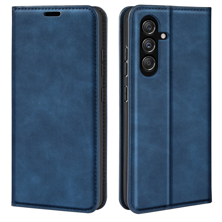 Retro-skin Magnetic Suction Leather Phone Case, For Samsung Galaxy S24+ 5G, For Samsung Galaxy S24 5G, For Samsung Galaxy A15, For Samsung Galaxy A05, For Samsung Galaxy A05s, For For Samsung Galaxy M34 5G