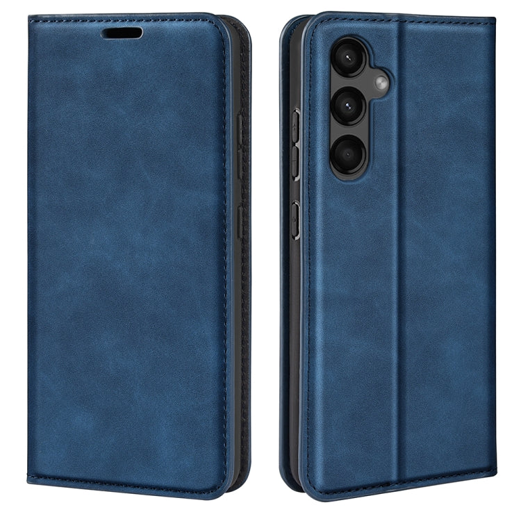 Retro-skin Magnetic Suction Leather Phone Case, For Samsung Galaxy S24+ 5G, For Samsung Galaxy S24 5G, For Samsung Galaxy A15, For Samsung Galaxy A05, For Samsung Galaxy A05s, For For Samsung Galaxy M34 5G