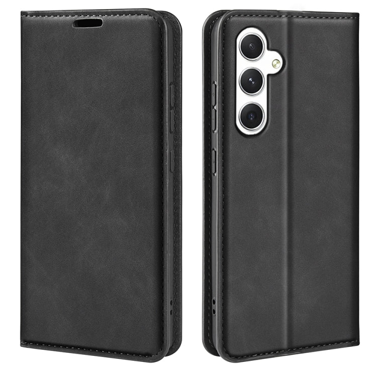 Retro-skin Magnetic Suction Leather Phone Case, For Samsung Galaxy S24+ 5G, For Samsung Galaxy S24 5G, For Samsung Galaxy A15, For Samsung Galaxy A05, For Samsung Galaxy A05s, For For Samsung Galaxy M34 5G