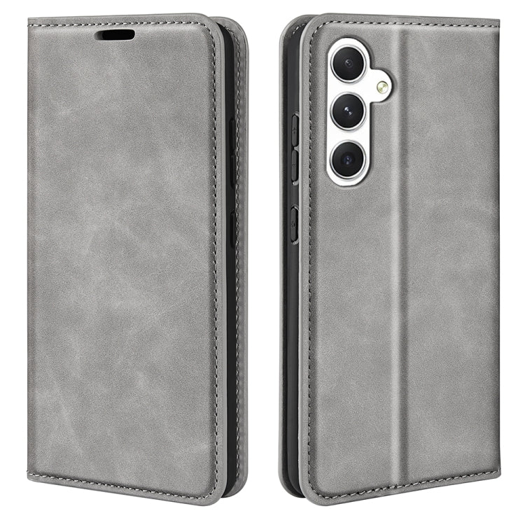 Retro-skin Magnetic Suction Leather Phone Case, For Samsung Galaxy S24+ 5G, For Samsung Galaxy S24 5G, For Samsung Galaxy A15, For Samsung Galaxy A05, For Samsung Galaxy A05s, For For Samsung Galaxy M34 5G