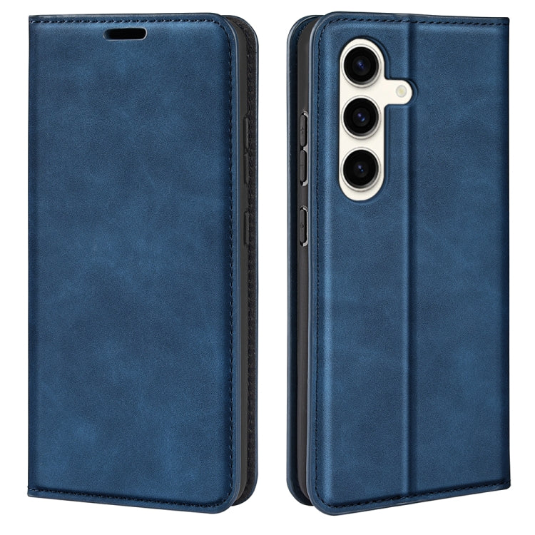 Retro-skin Magnetic Suction Leather Phone Case, For Samsung Galaxy S24+ 5G, For Samsung Galaxy S24 5G, For Samsung Galaxy A15, For Samsung Galaxy A05, For Samsung Galaxy A05s, For For Samsung Galaxy M34 5G