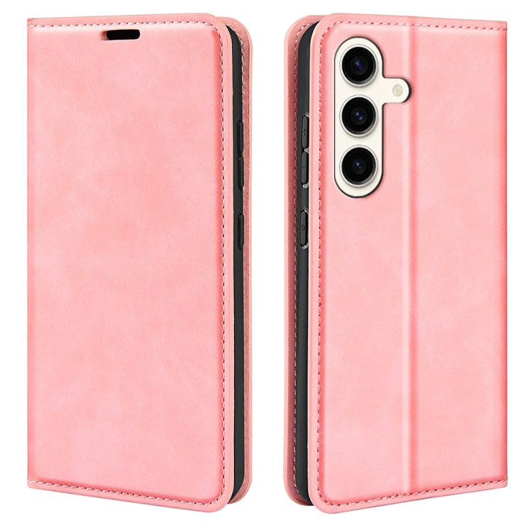 Retro-skin Magnetic Suction Leather Phone Case, For Samsung Galaxy S24+ 5G, For Samsung Galaxy S24 5G, For Samsung Galaxy A15, For Samsung Galaxy A05, For Samsung Galaxy A05s, For For Samsung Galaxy M34 5G