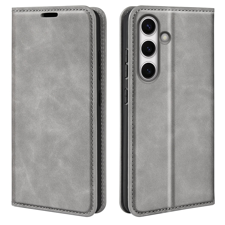 Retro-skin Magnetic Suction Leather Phone Case, For Samsung Galaxy S24 FE 5G, For Samsung Galaxy M55 5G, For Samsung Galaxy M15 5G, For Samsung Galaxy A55, For Samsung Galaxy A35, For Samsung Galaxy S24 Ultra 5G