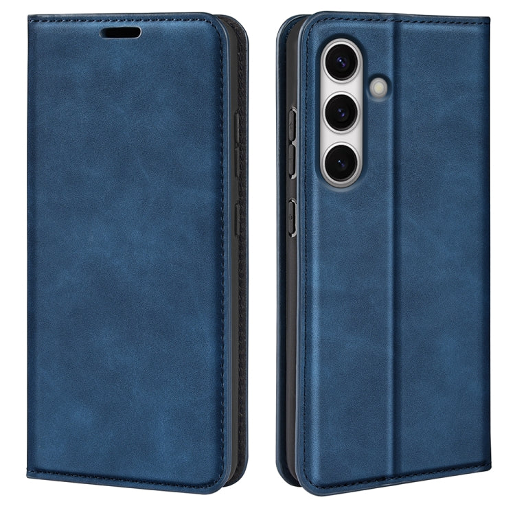 Retro-skin Magnetic Suction Leather Phone Case, For Samsung Galaxy S24 FE 5G, For Samsung Galaxy M55 5G, For Samsung Galaxy M15 5G, For Samsung Galaxy A55, For Samsung Galaxy A35, For Samsung Galaxy S24 Ultra 5G