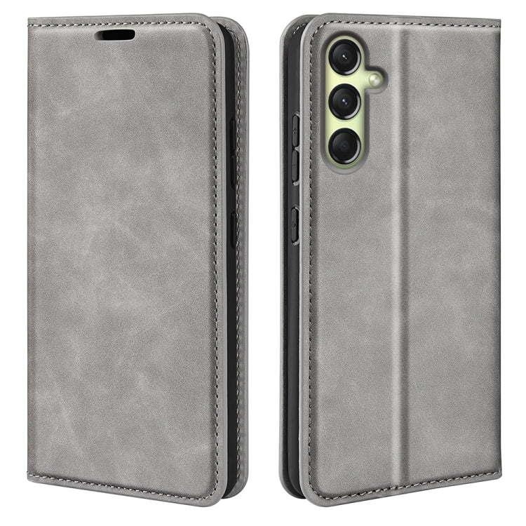 Retro-skin Magnetic Suction Leather Phone Case, For Samsung Galaxy A26, For Samsung Galaxy A36, For Samsung Galaxy S25 5G, For Samsung Galaxy S25+ 5G, or Samsung Galaxy S25 Ultra 5G, For Samsung Galaxy A16