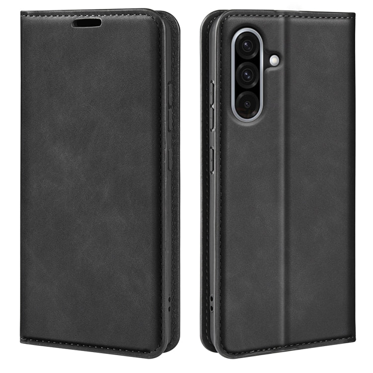 Retro-skin Magnetic Suction Leather Phone Case, For Samsung Galaxy A26, For Samsung Galaxy A36, For Samsung Galaxy S25 5G, For Samsung Galaxy S25+ 5G, or Samsung Galaxy S25 Ultra 5G, For Samsung Galaxy A16