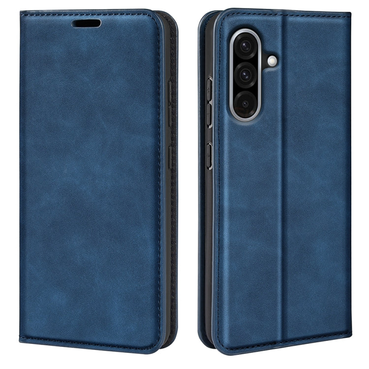 Retro-skin Magnetic Suction Leather Phone Case, For Samsung Galaxy A26, For Samsung Galaxy A36, For Samsung Galaxy S25 5G, For Samsung Galaxy S25+ 5G, or Samsung Galaxy S25 Ultra 5G, For Samsung Galaxy A16