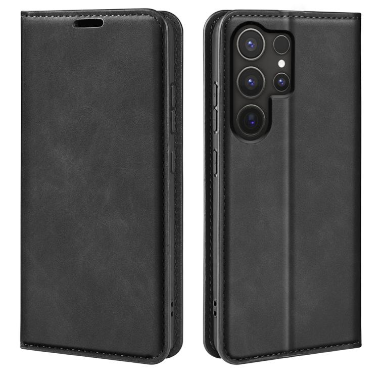 Retro-skin Magnetic Suction Leather Phone Case, For Samsung Galaxy A26, For Samsung Galaxy A36, For Samsung Galaxy S25 5G, For Samsung Galaxy S25+ 5G, or Samsung Galaxy S25 Ultra 5G, For Samsung Galaxy A16