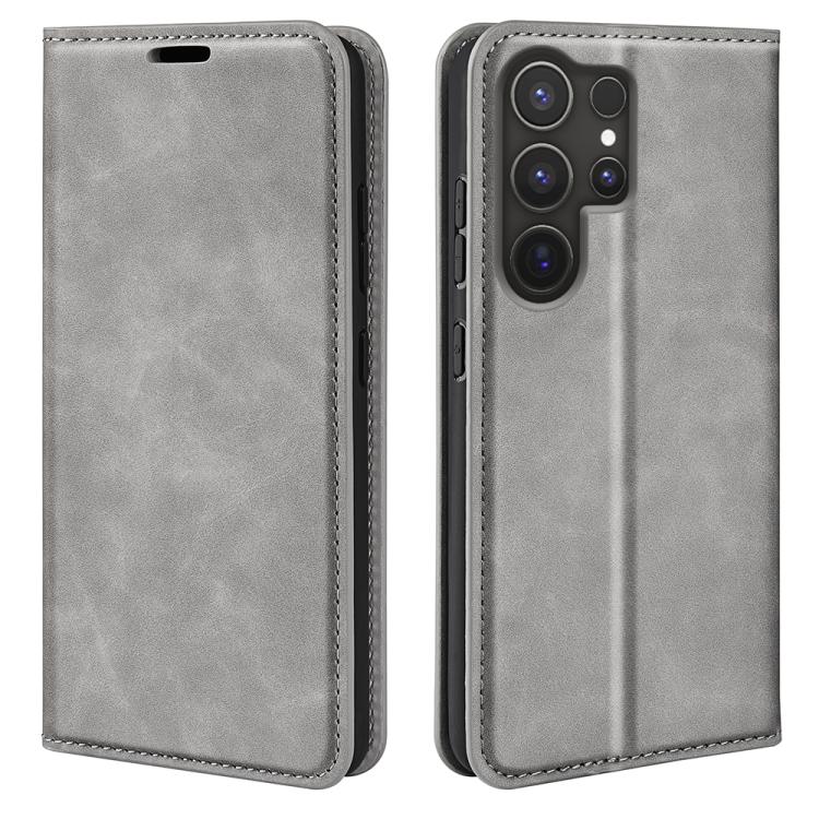 Retro-skin Magnetic Suction Leather Phone Case, For Samsung Galaxy A26, For Samsung Galaxy A36, For Samsung Galaxy S25 5G, For Samsung Galaxy S25+ 5G, or Samsung Galaxy S25 Ultra 5G, For Samsung Galaxy A16